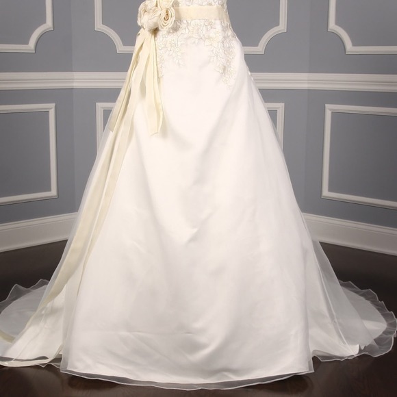 ST PUCCHI Grace Z157 Embroidered Organza Formal Bridal Plus Wedding Dress 20 - Picture 3 of 8